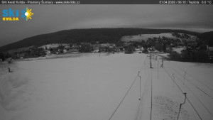 Obec Kvilda - Sjezdovka - 1.4.2026 v 06:15 Obec Kvilda - Sjezdovka - 1.4.2026 v 06:15