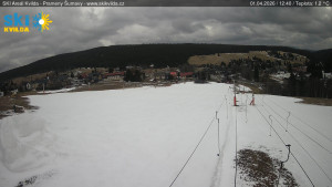 Obec Kvilda - Sjezdovka - 1.4.2026 v 12:45 Obec Kvilda - Sjezdovka - 1.4.2026 v 12:45