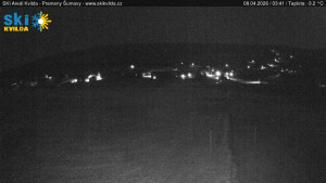 Obec Kvilda - Sjezdovka - 8.4.2026 v 03:45 Obec Kvilda - Sjezdovka - 8.4.2026 v 03:45