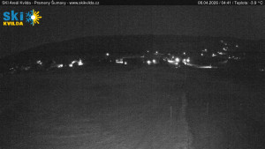 Obec Kvilda - Sjezdovka - 8.4.2026 v 04:45 Obec Kvilda - Sjezdovka - 8.4.2026 v 04:45