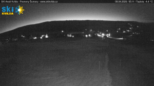 Obec Kvilda - Sjezdovka - 8.4.2026 v 05:15 Obec Kvilda - Sjezdovka - 8.4.2026 v 05:15