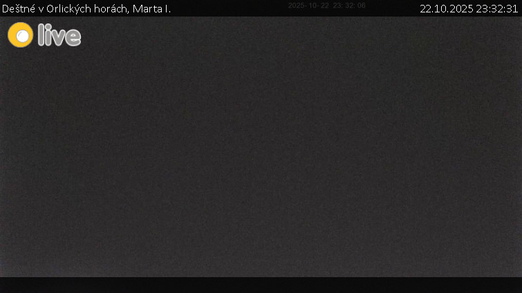 Deštné v Orlických horách - Marta I. - 22.10.2025 v 23:32 Deštné v Orlických horách - Marta I. - 22.10.2025 v 23:32