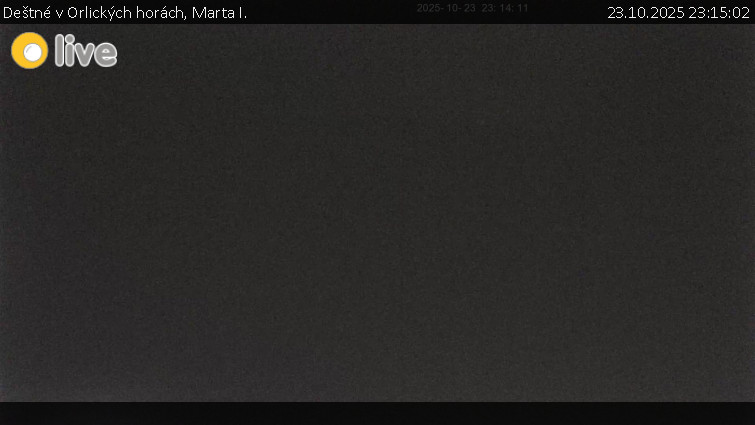 Deštné v Orlických horách - Marta I. - 23.10.2025 v 23:15 Deštné v Orlických horách - Marta I. - 23.10.2025 v 23:15