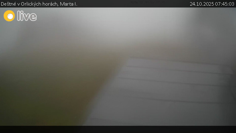Deštné v Orlických horách - Marta I. - 24.10.2025 v 07:45 Deštné v Orlických horách - Marta I. - 24.10.2025 v 07:45