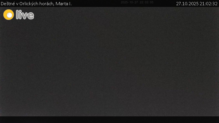 Deštné v Orlických horách - Marta I. - 27.10.2025 v 21:02 Deštné v Orlických horách - Marta I. - 27.10.2025 v 21:02