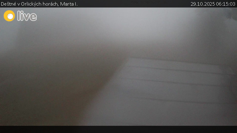 Deštné v Orlických horách - Marta I. - 29.10.2025 v 06:15 Deštné v Orlických horách - Marta I. - 29.10.2025 v 06:15