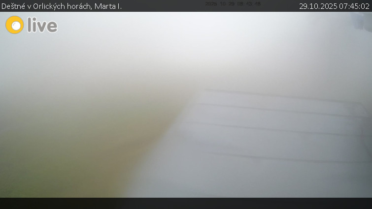 Deštné v Orlických horách - Marta I. - 29.10.2025 v 07:45 Deštné v Orlických horách - Marta I. - 29.10.2025 v 07:45