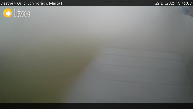 Deštné v Orlických horách - Marta I. - 29.10.2025 v 08:45 Deštné v Orlických horách - Marta I. - 29.10.2025 v 08:45