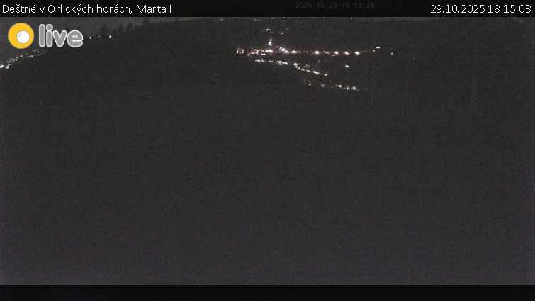 Deštné v Orlických horách - Marta I. - 29.10.2025 v 18:15 Deštné v Orlických horách - Marta I. - 29.10.2025 v 18:15