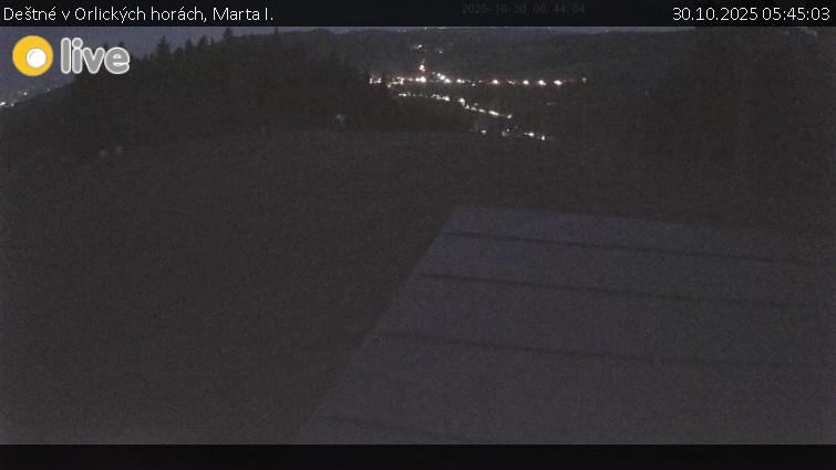 Deštné v Orlických horách - Marta I. - 30.10.2025 v 05:45 Deštné v Orlických horách - Marta I. - 30.10.2025 v 05:45