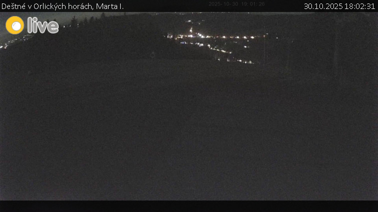 Deštné v Orlických horách - Marta I. - 30.10.2025 v 18:02 Deštné v Orlických horách - Marta I. - 30.10.2025 v 18:02