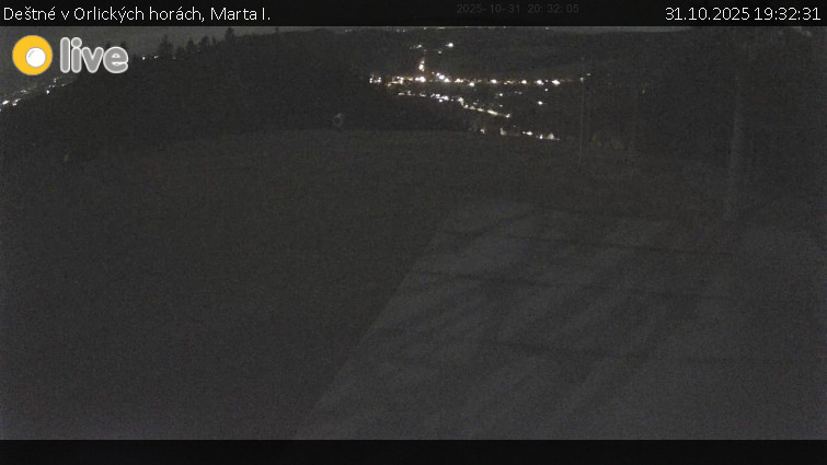 Deštné v Orlických horách - Marta I. - 31.10.2025 v 19:32 Deštné v Orlických horách - Marta I. - 31.10.2025 v 19:32