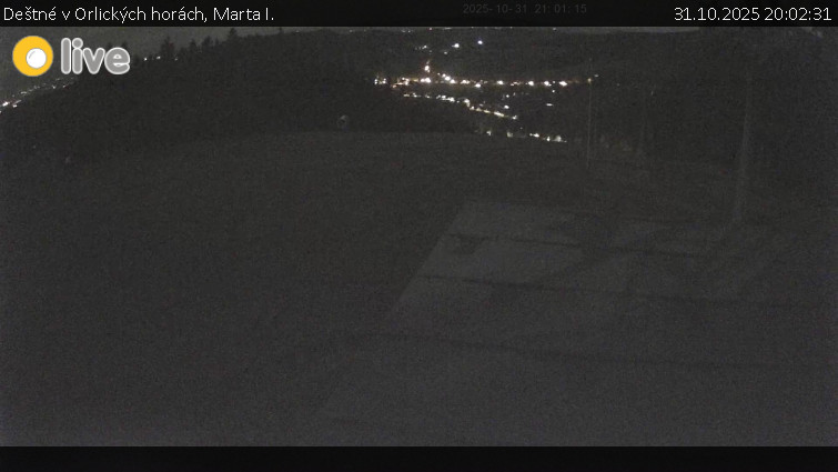 Deštné v Orlických horách - Marta I. - 31.10.2025 v 20:02 Deštné v Orlických horách - Marta I. - 31.10.2025 v 20:02