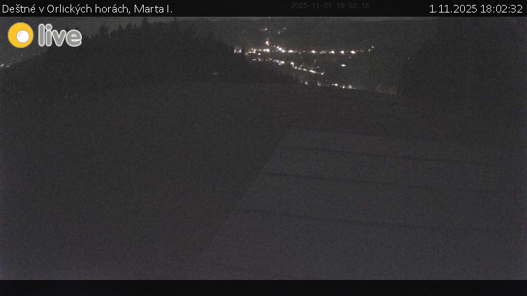 Deštné v Orlických horách - Marta I. - 1.11.2025 v 18:02 Deštné v Orlických horách - Marta I. - 1.11.2025 v 18:02