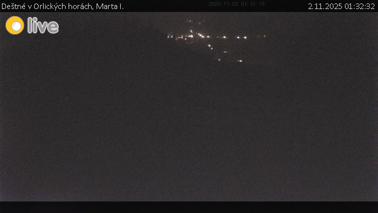 Deštné v Orlických horách - Marta I. - 2.11.2025 v 01:32 Deštné v Orlických horách - Marta I. - 2.11.2025 v 01:32