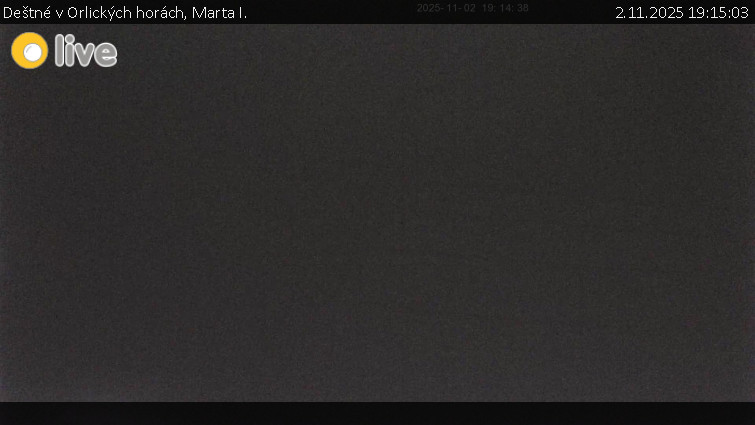 Deštné v Orlických horách - Marta I. - 2.11.2025 v 19:15 Deštné v Orlických horách - Marta I. - 2.11.2025 v 19:15