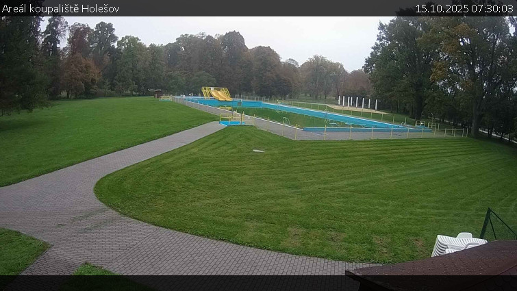 Zámecké koupaliště Holešov - Areál koupaliště Holešov - 15.10.2025 v 07:30 Zámecké koupaliště Holešov - Areál koupaliště Holešov - 15.10.2025 v 07:30