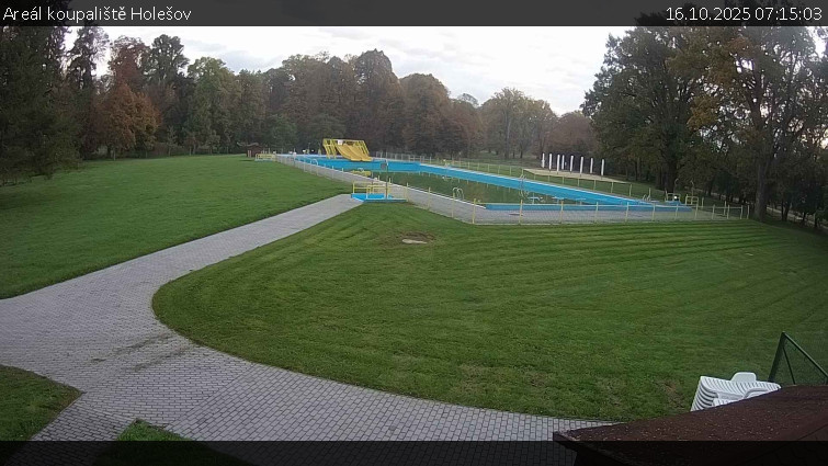 Zámecké koupaliště Holešov - Areál koupaliště Holešov - 16.10.2025 v 07:15 Zámecké koupaliště Holešov - Areál koupaliště Holešov - 16.10.2025 v 07:15