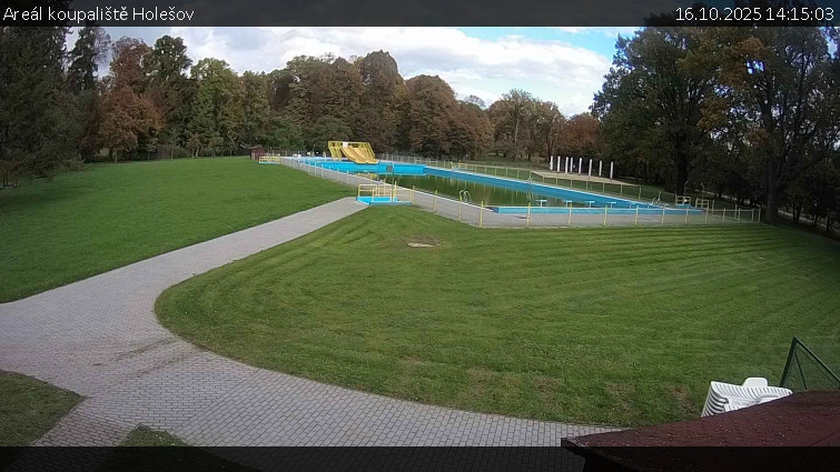 Zámecké koupaliště Holešov - Areál koupaliště Holešov - 16.10.2025 v 14:15 Zámecké koupaliště Holešov - Areál koupaliště Holešov - 16.10.2025 v 14:15