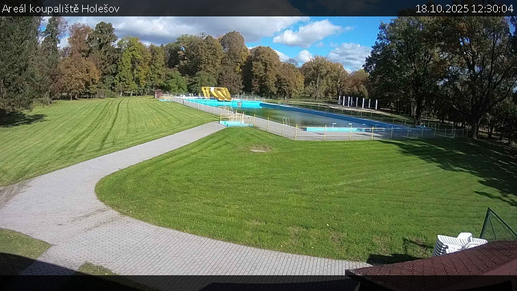 Zámecké koupaliště Holešov - Areál koupaliště Holešov - 18.10.2025 v 12:30 Zámecké koupaliště Holešov - Areál koupaliště Holešov - 18.10.2025 v 12:30
