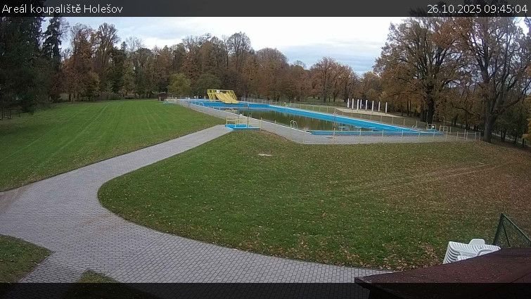 Zámecké koupaliště Holešov - Areál koupaliště Holešov - 26.10.2025 v 09:45 Zámecké koupaliště Holešov - Areál koupaliště Holešov - 26.10.2025 v 09:45