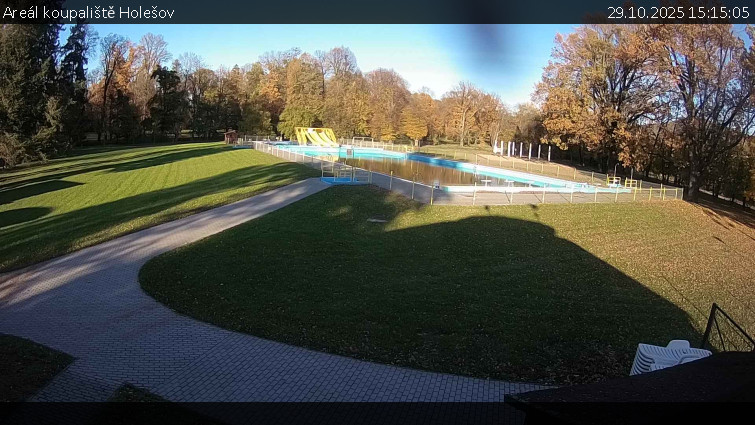 Zámecké koupaliště Holešov - Areál koupaliště Holešov - 29.10.2025 v 15:15 Zámecké koupaliště Holešov - Areál koupaliště Holešov - 29.10.2025 v 15:15