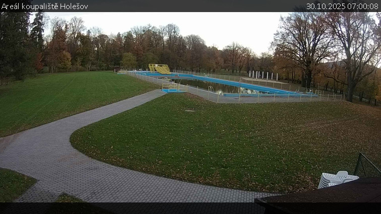 Zámecké koupaliště Holešov - Areál koupaliště Holešov - 30.10.2025 v 07:00 Zámecké koupaliště Holešov - Areál koupaliště Holešov - 30.10.2025 v 07:00