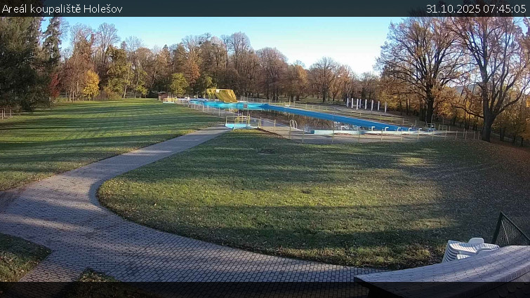 Zámecké koupaliště Holešov - Areál koupaliště Holešov - 31.10.2025 v 07:45 Zámecké koupaliště Holešov - Areál koupaliště Holešov - 31.10.2025 v 07:45