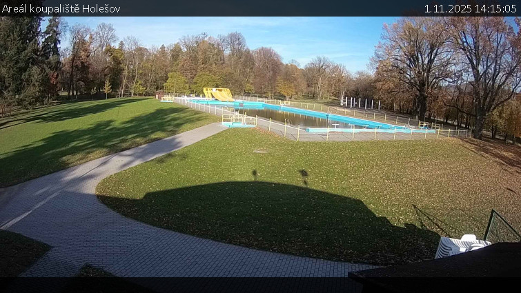Zámecké koupaliště Holešov - Areál koupaliště Holešov - 1.11.2025 v 14:15 Zámecké koupaliště Holešov - Areál koupaliště Holešov - 1.11.2025 v 14:15