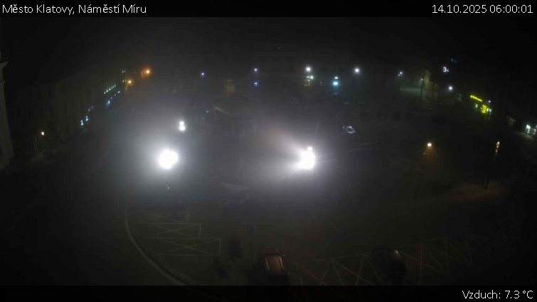 Město Klatovy - Náměstí Míru - 14.10.2025 v 06:00 Město Klatovy - Náměstí Míru - 14.10.2025 v 06:00