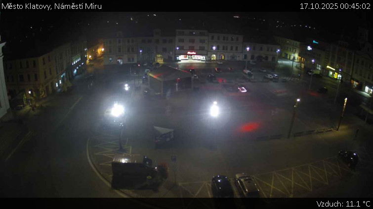Město Klatovy - Náměstí Míru - 17.10.2025 v 00:45 Město Klatovy - Náměstí Míru - 17.10.2025 v 00:45