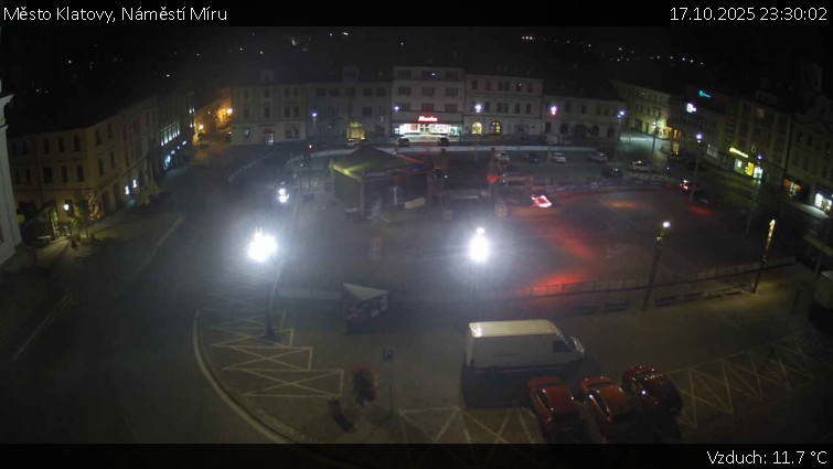 Město Klatovy - Náměstí Míru - 17.10.2025 v 23:30 Město Klatovy - Náměstí Míru - 17.10.2025 v 23:30