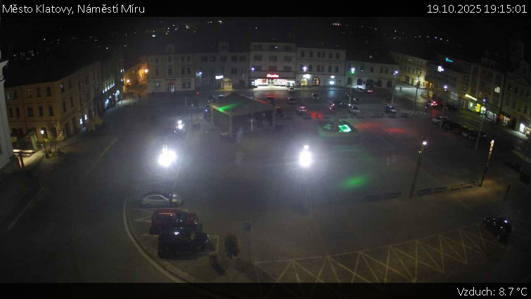 Město Klatovy - Náměstí Míru - 19.10.2025 v 19:15 Město Klatovy - Náměstí Míru - 19.10.2025 v 19:15