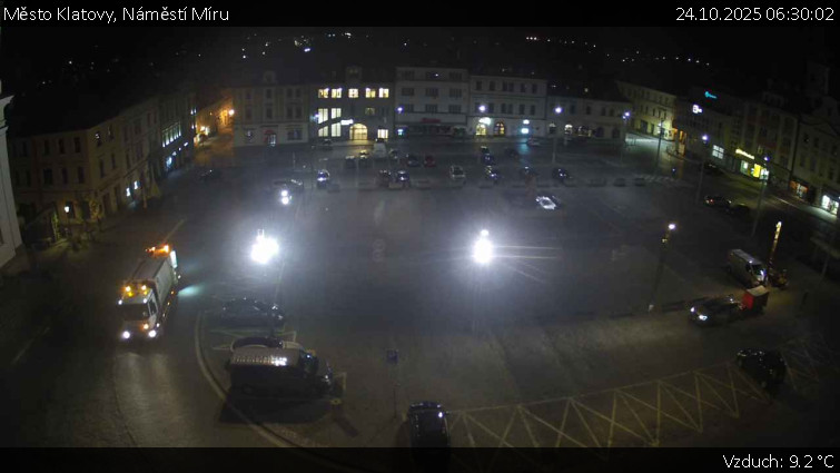 Město Klatovy - Náměstí Míru - 24.10.2025 v 06:30 Město Klatovy - Náměstí Míru - 24.10.2025 v 06:30