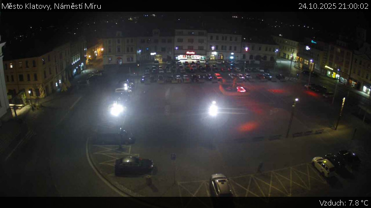 Město Klatovy - Náměstí Míru - 24.10.2025 v 21:00 Město Klatovy - Náměstí Míru - 24.10.2025 v 21:00