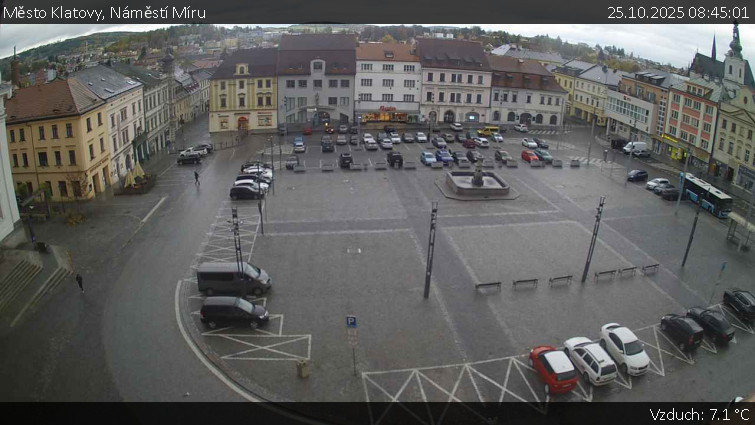 Město Klatovy - Náměstí Míru - 25.10.2025 v 08:45 Město Klatovy - Náměstí Míru - 25.10.2025 v 08:45