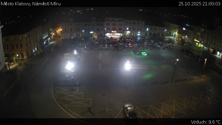 Město Klatovy - Náměstí Míru - 25.10.2025 v 21:00 Město Klatovy - Náměstí Míru - 25.10.2025 v 21:00
