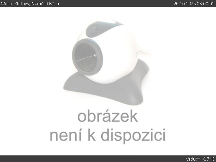 Město Klatovy - Náměstí Míru - 26.10.2025 v 08:00 Město Klatovy - Náměstí Míru - 26.10.2025 v 08:00