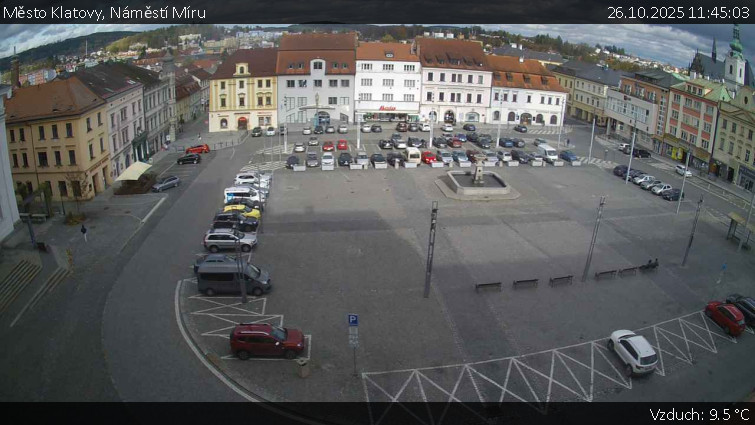 Město Klatovy - Náměstí Míru - 26.10.2025 v 11:45 Město Klatovy - Náměstí Míru - 26.10.2025 v 11:45