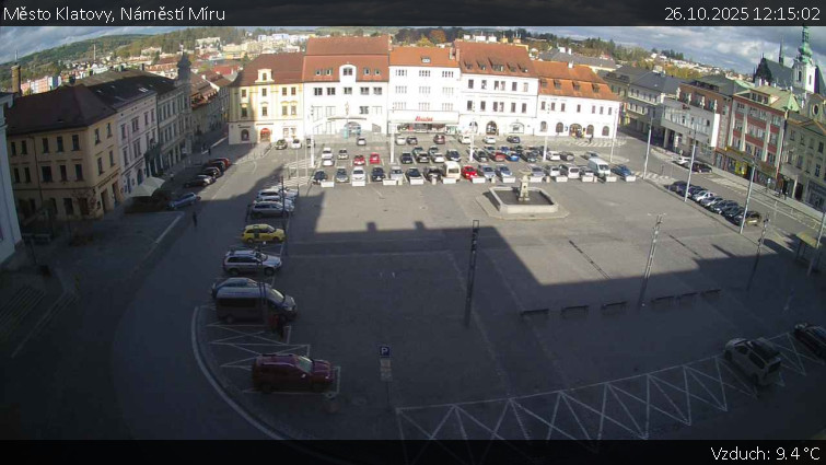 Město Klatovy - Náměstí Míru - 26.10.2025 v 12:15 Město Klatovy - Náměstí Míru - 26.10.2025 v 12:15