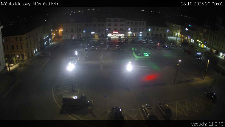 Město Klatovy - Náměstí Míru - 28.10.2025 v 20:00 Město Klatovy - Náměstí Míru - 28.10.2025 v 20:00
