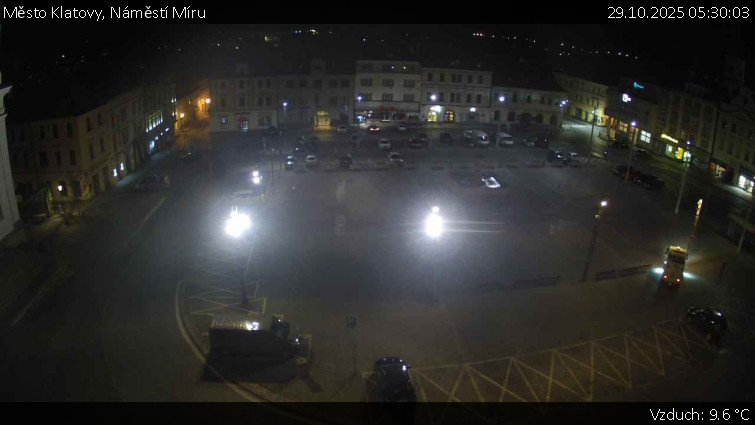 Město Klatovy - Náměstí Míru - 29.10.2025 v 05:30 Město Klatovy - Náměstí Míru - 29.10.2025 v 05:30