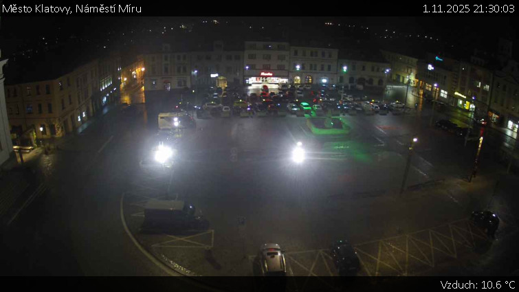 Město Klatovy - Náměstí Míru - 1.11.2025 v 21:30 Město Klatovy - Náměstí Míru - 1.11.2025 v 21:30