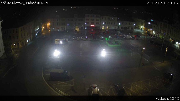 Město Klatovy - Náměstí Míru - 2.11.2025 v 01:30 Město Klatovy - Náměstí Míru - 2.11.2025 v 01:30