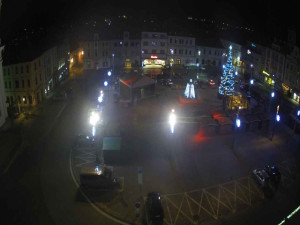Město Klatovy - Náměstí Míru - 2.12.2025 v 23:15 Město Klatovy - Náměstí Míru - 2.12.2025 v 23:15