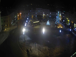 Město Klatovy - Náměstí Míru - 2.1.2026 v 04:15 Město Klatovy - Náměstí Míru - 2.1.2026 v 04:15