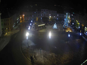 Město Klatovy - Náměstí Míru - 2.1.2026 v 04:30 Město Klatovy - Náměstí Míru - 2.1.2026 v 04:30