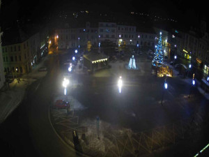 Město Klatovy - Náměstí Míru - 2.1.2026 v 05:00 Město Klatovy - Náměstí Míru - 2.1.2026 v 05:00