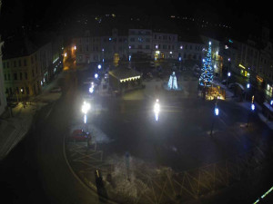 Město Klatovy - Náměstí Míru - 2.1.2026 v 05:15 Město Klatovy - Náměstí Míru - 2.1.2026 v 05:15