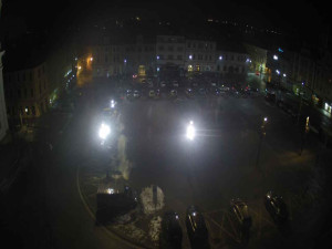 Město Klatovy - Náměstí Míru - 1.2.2026 v 02:15 Město Klatovy - Náměstí Míru - 1.2.2026 v 02:15